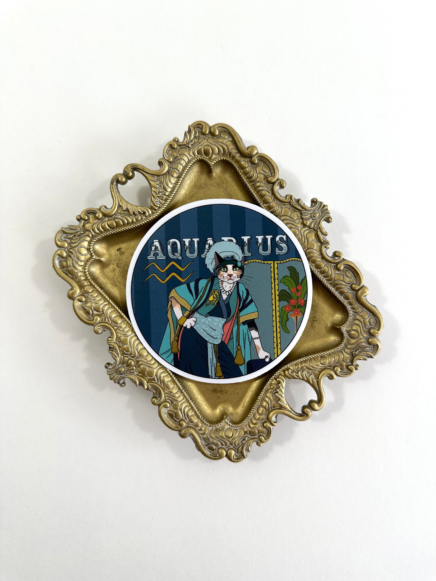 Aquarius Catstrology 3" Vinyl Sticker