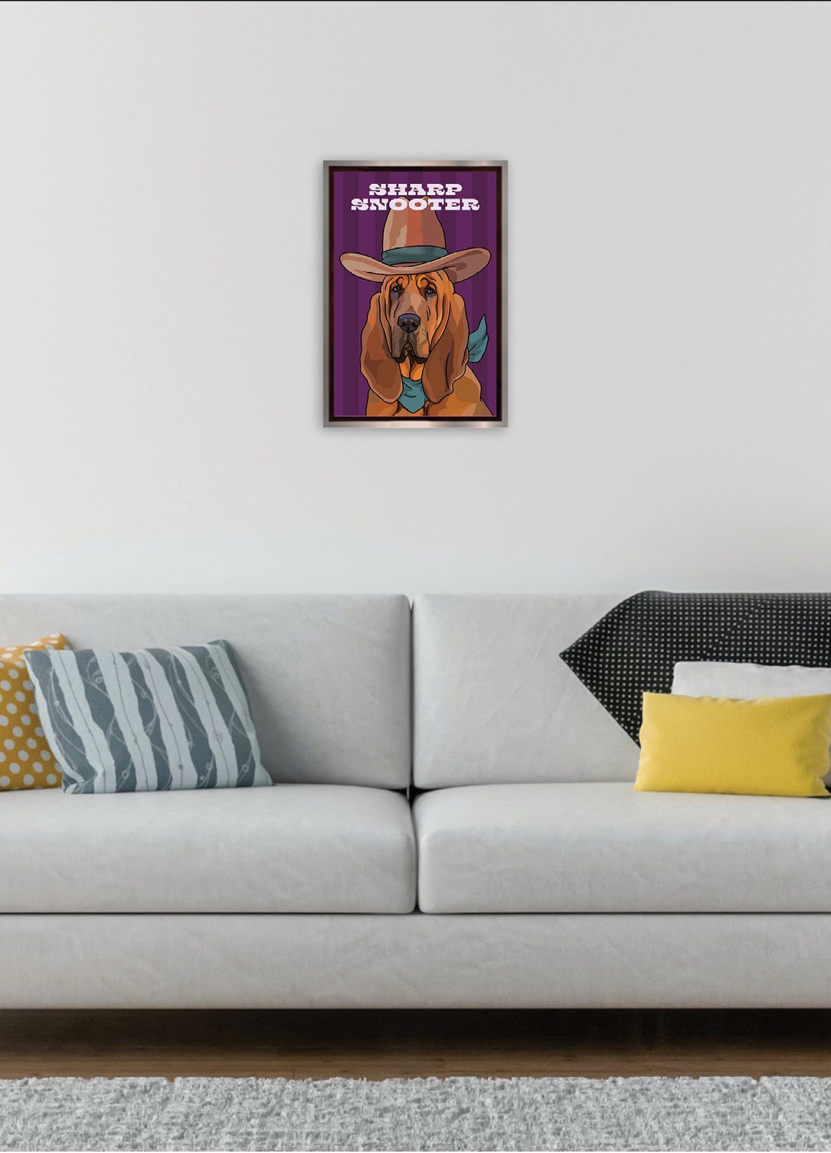 Sharp Snooter (Border Collie) Unframed Print