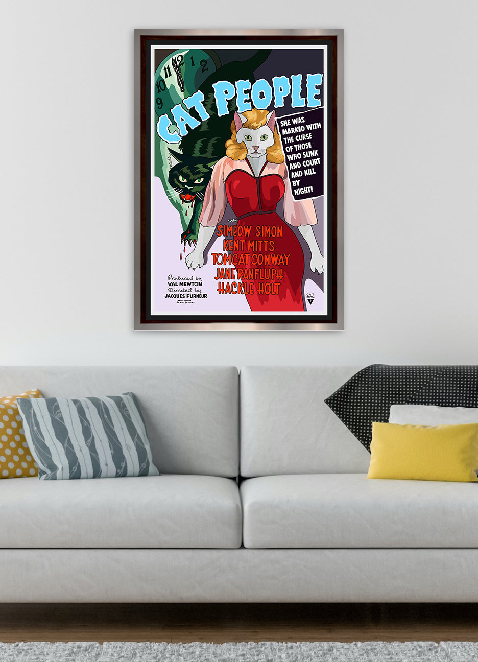 Cat People Unframed Print