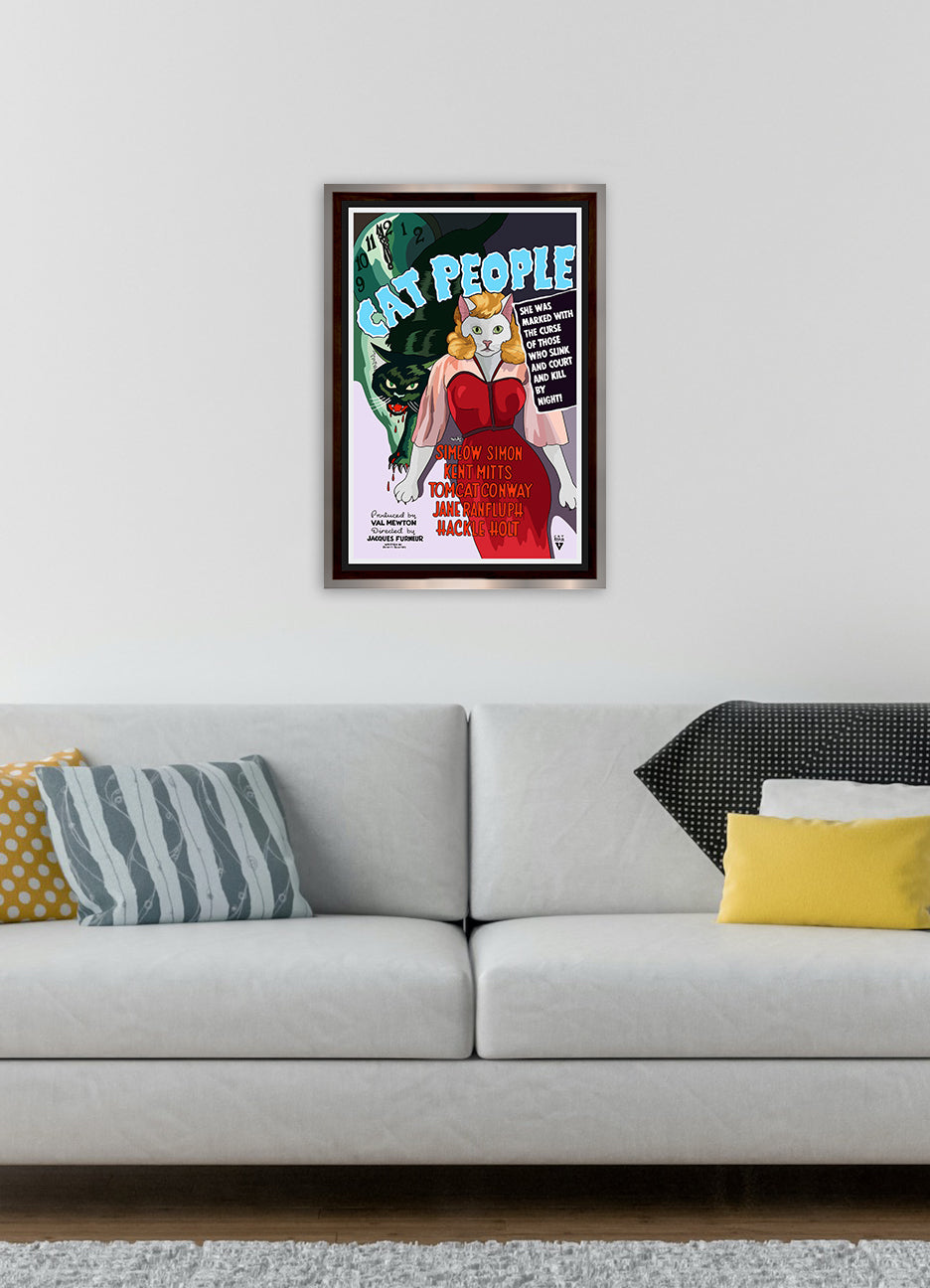Cat People Unframed Print