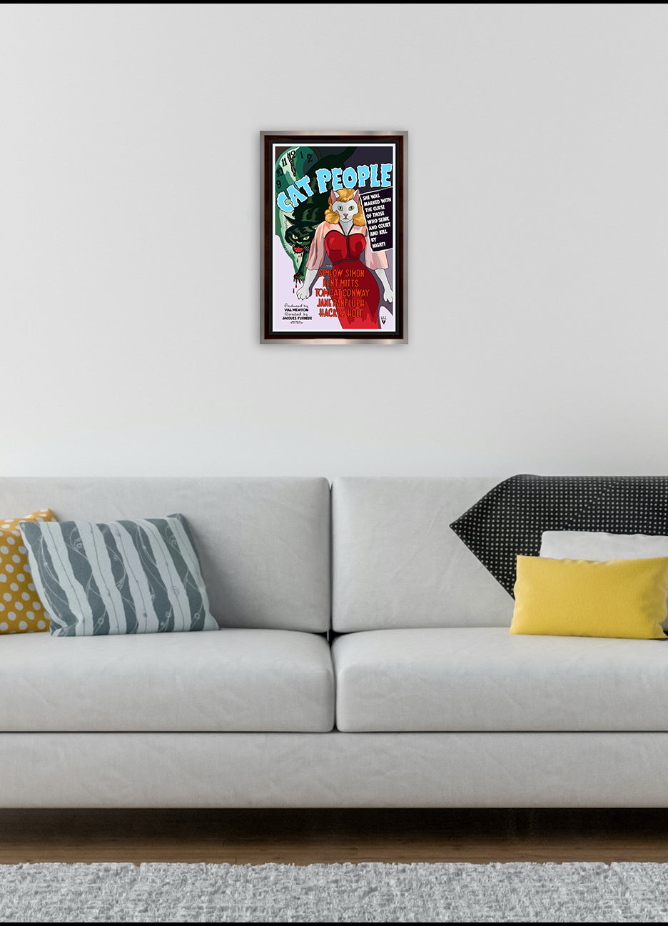Cat People Unframed Print