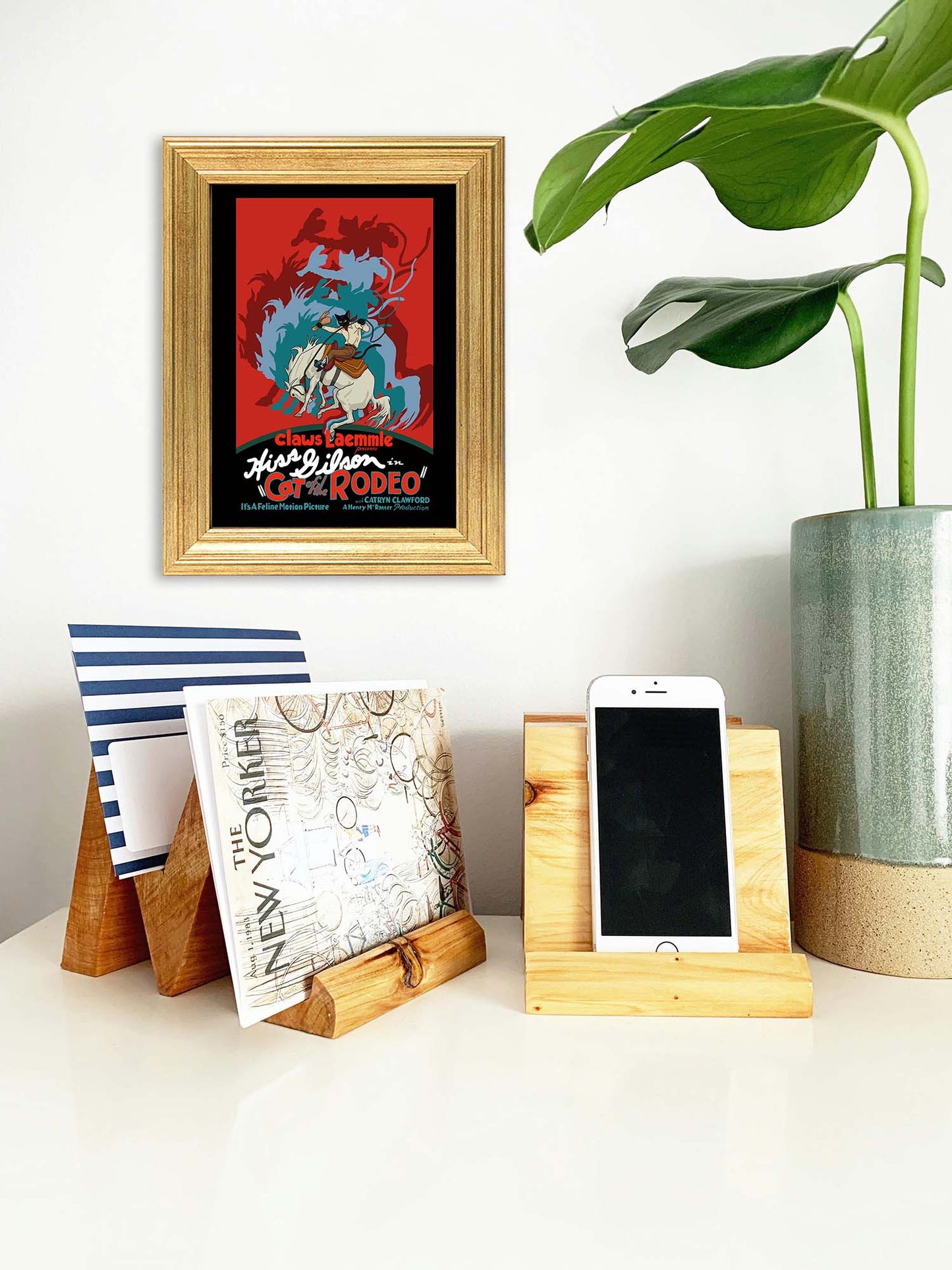 Cat of the Rodeo Unframed Print