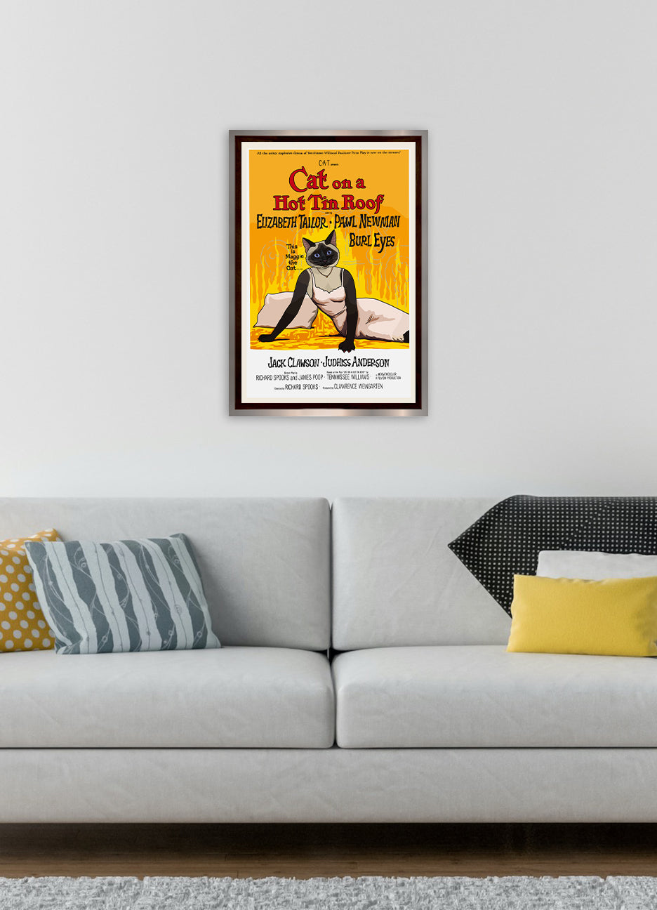 Cat on a Hot Tin Roof Unframed Print