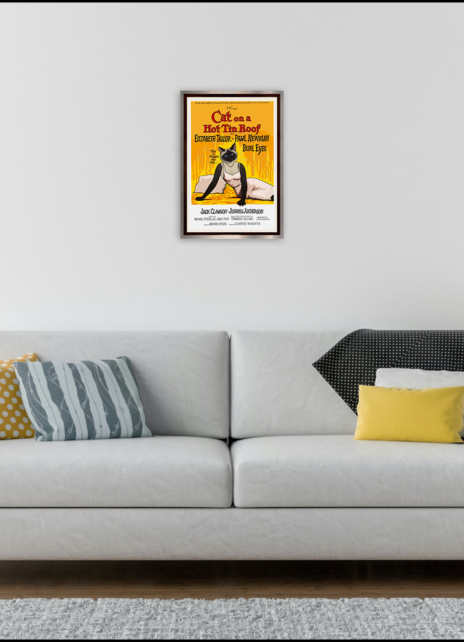 Cat on a Hot Tin Roof Unframed Print