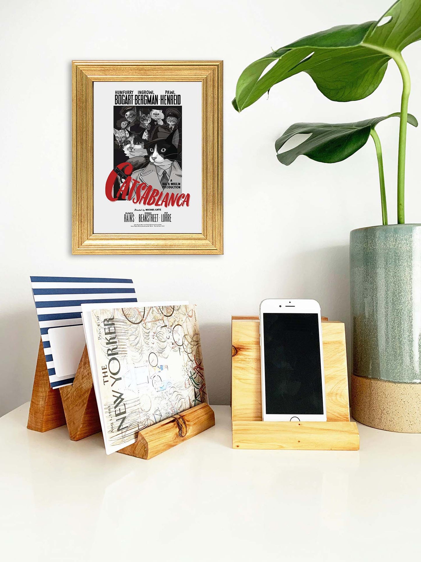 Catsablanca Unframed Print