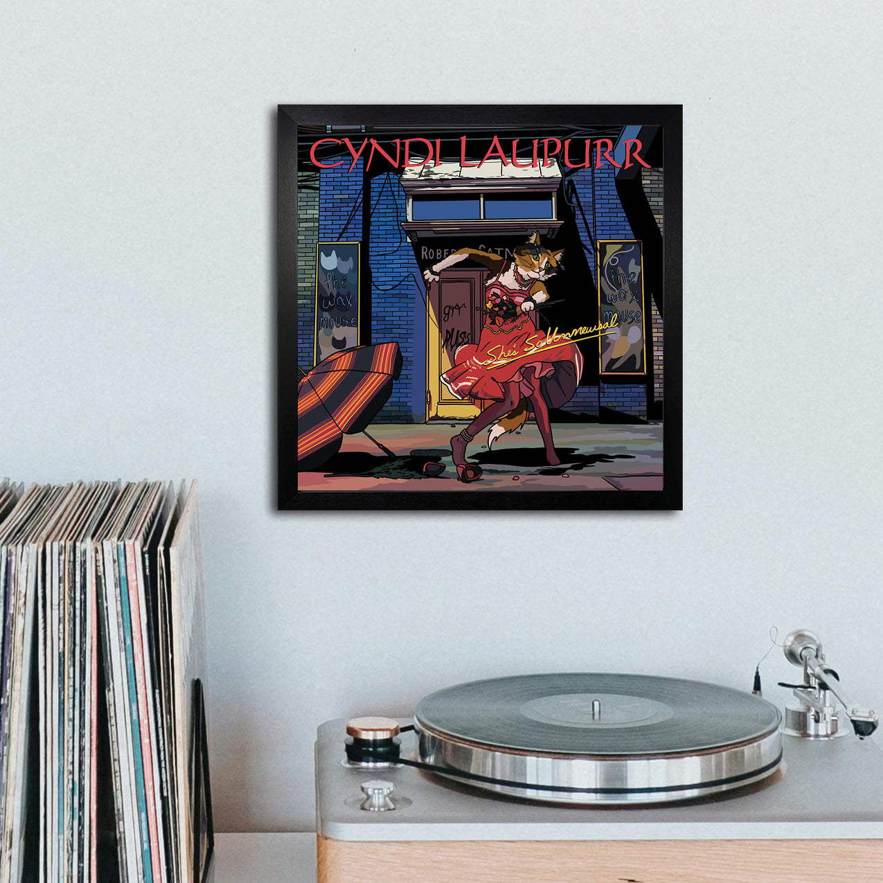 Cyndi Laupurr She's So Unmewsual Unframed Print