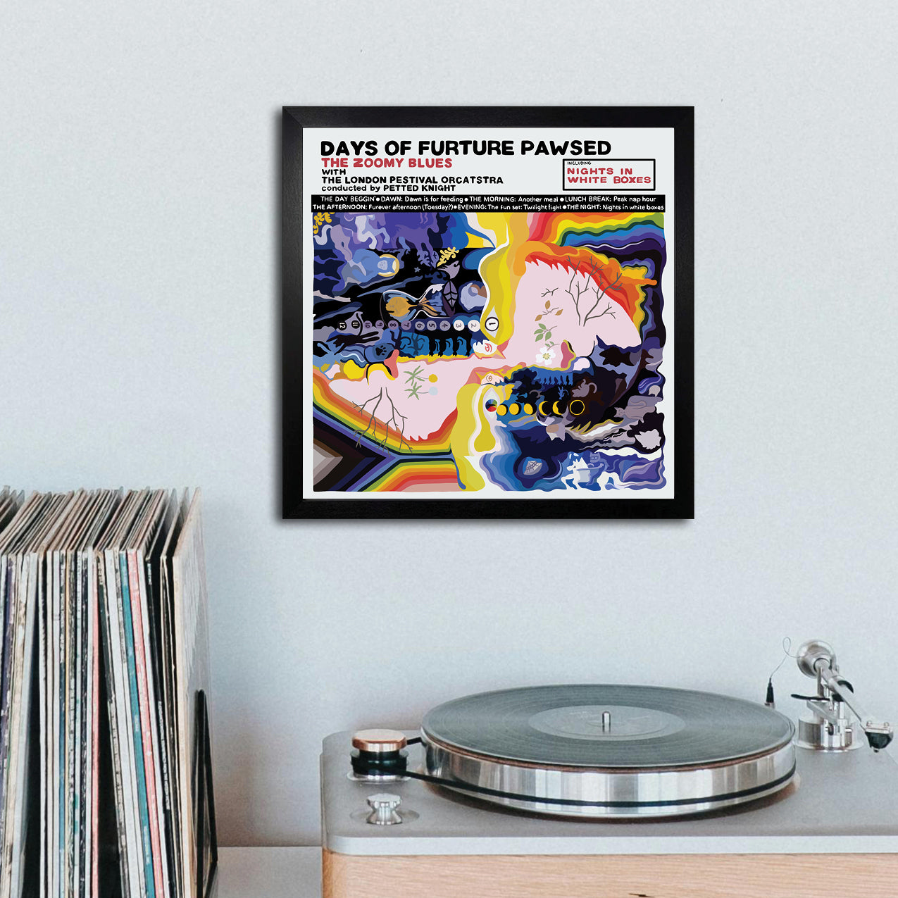 The Zoomy Blues Days of Furture Pawsed Unframed Print