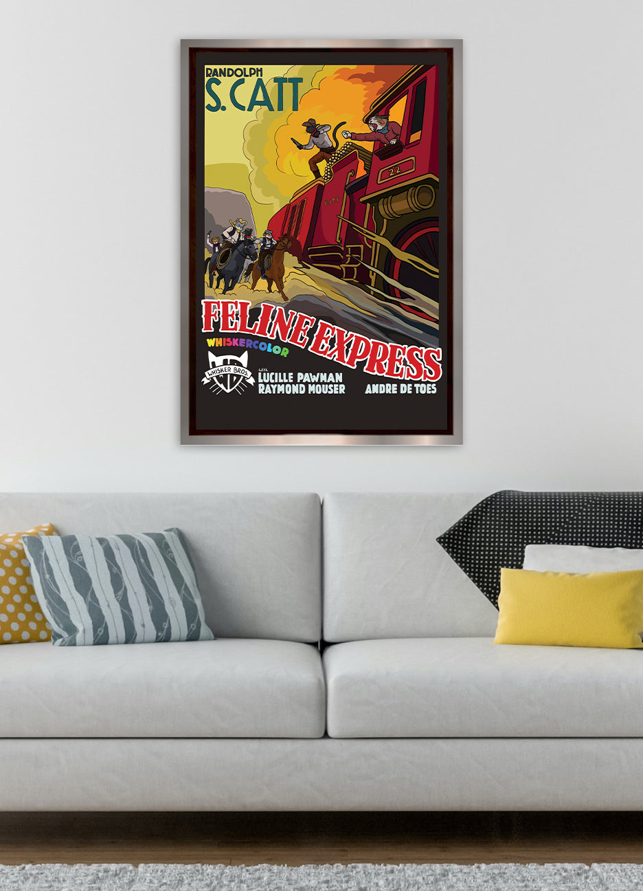 Feline Express Unframed Print