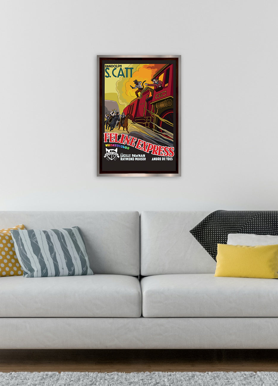 Feline Express Unframed Print