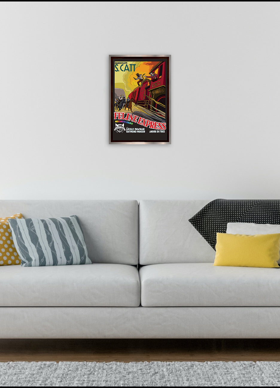 Feline Express Unframed Print