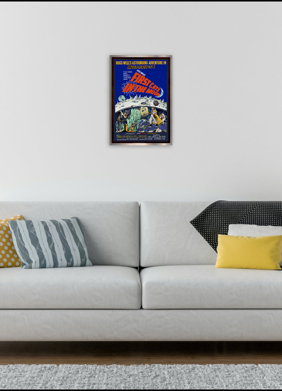 First Cats IN the Moon Unframed Print