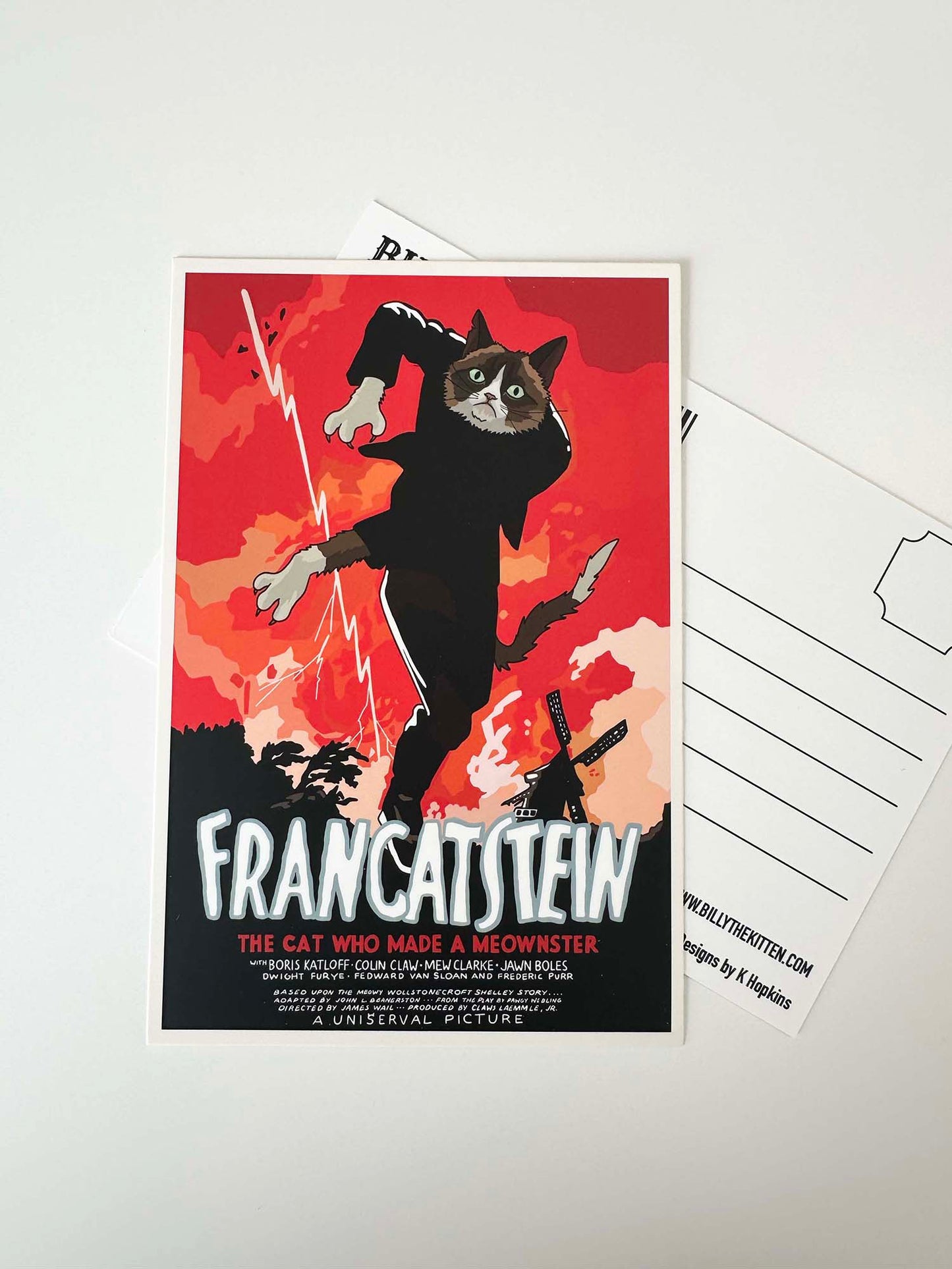 Francatstein Postcard