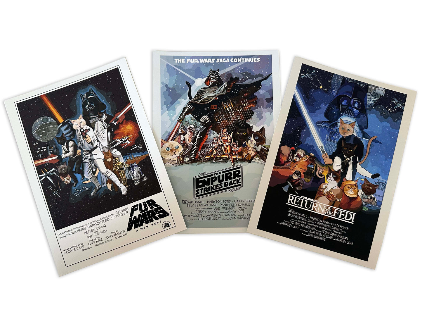 Fur Wars Mini Print (5x7") 3-Pack