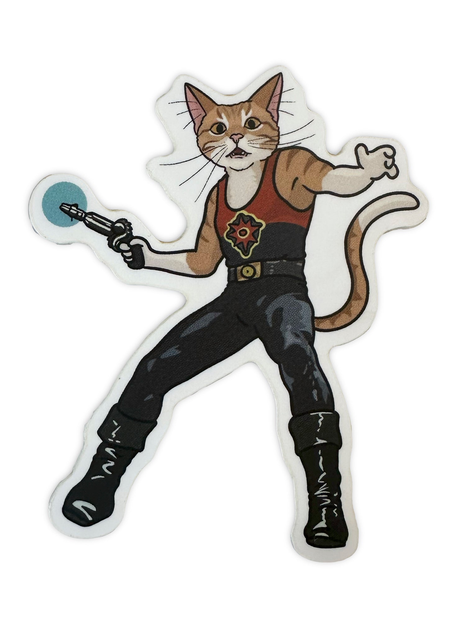 Fuzz Gordon 3" Vinyl Sticker