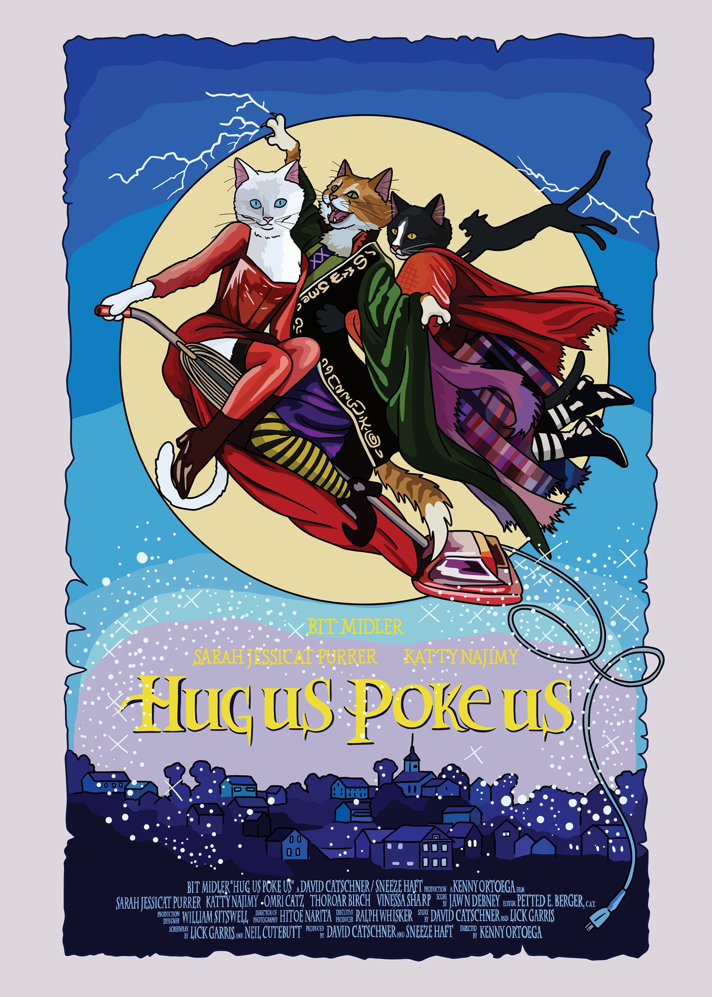 Hug Us Poke Us Unframed Print