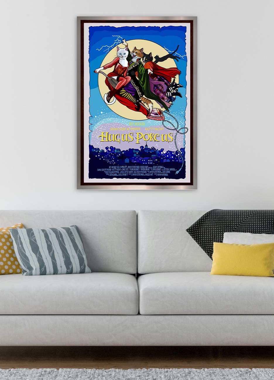 Hug Us Poke Us Unframed Print