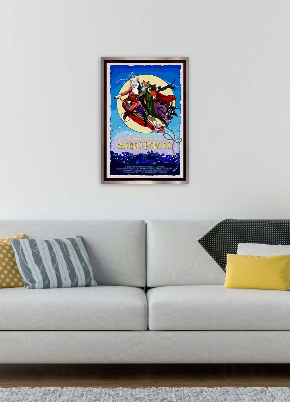 Hug Us Poke Us Unframed Print