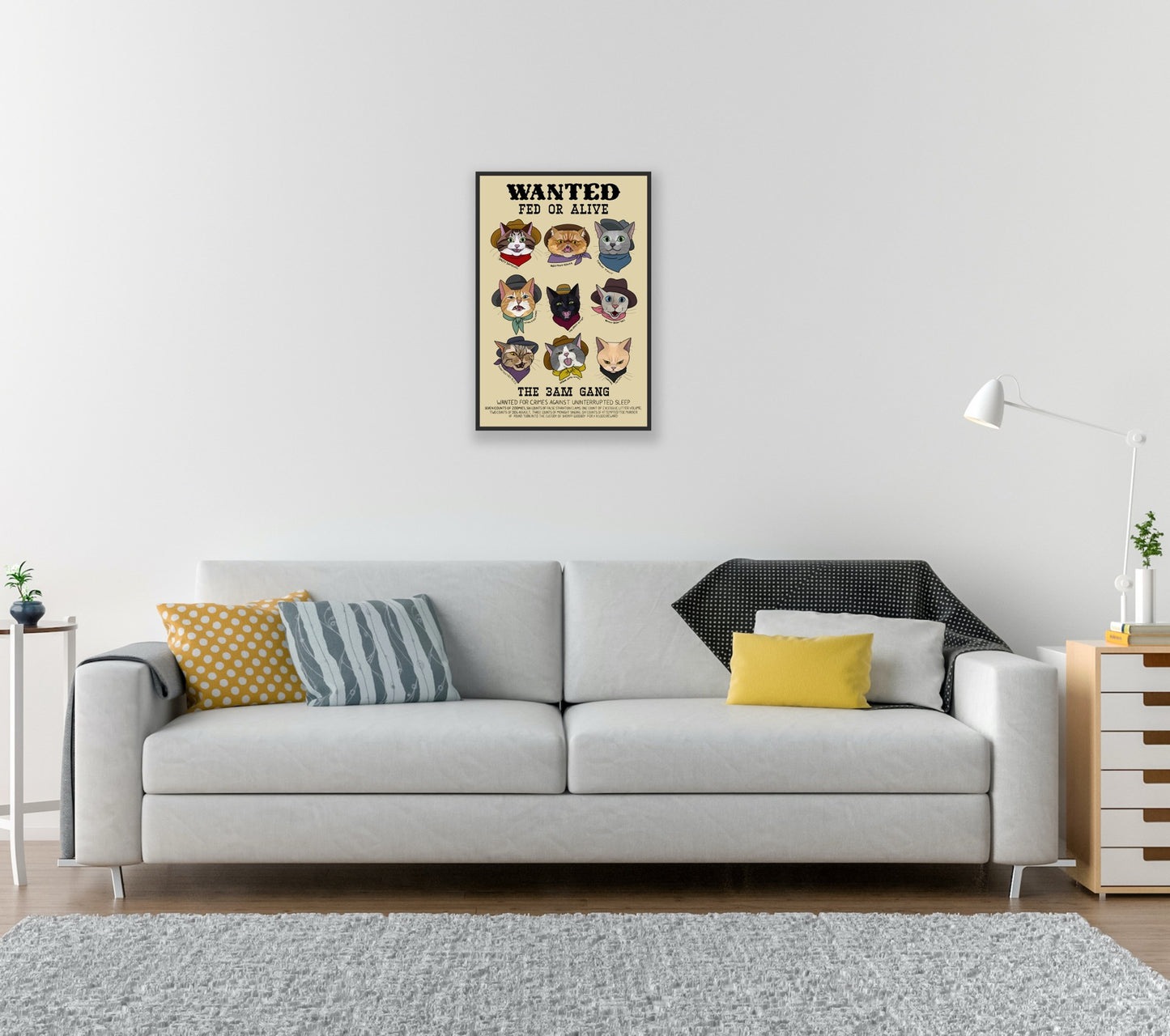 Wanted Fed of Alive: The 3 AM Gang (unframed)