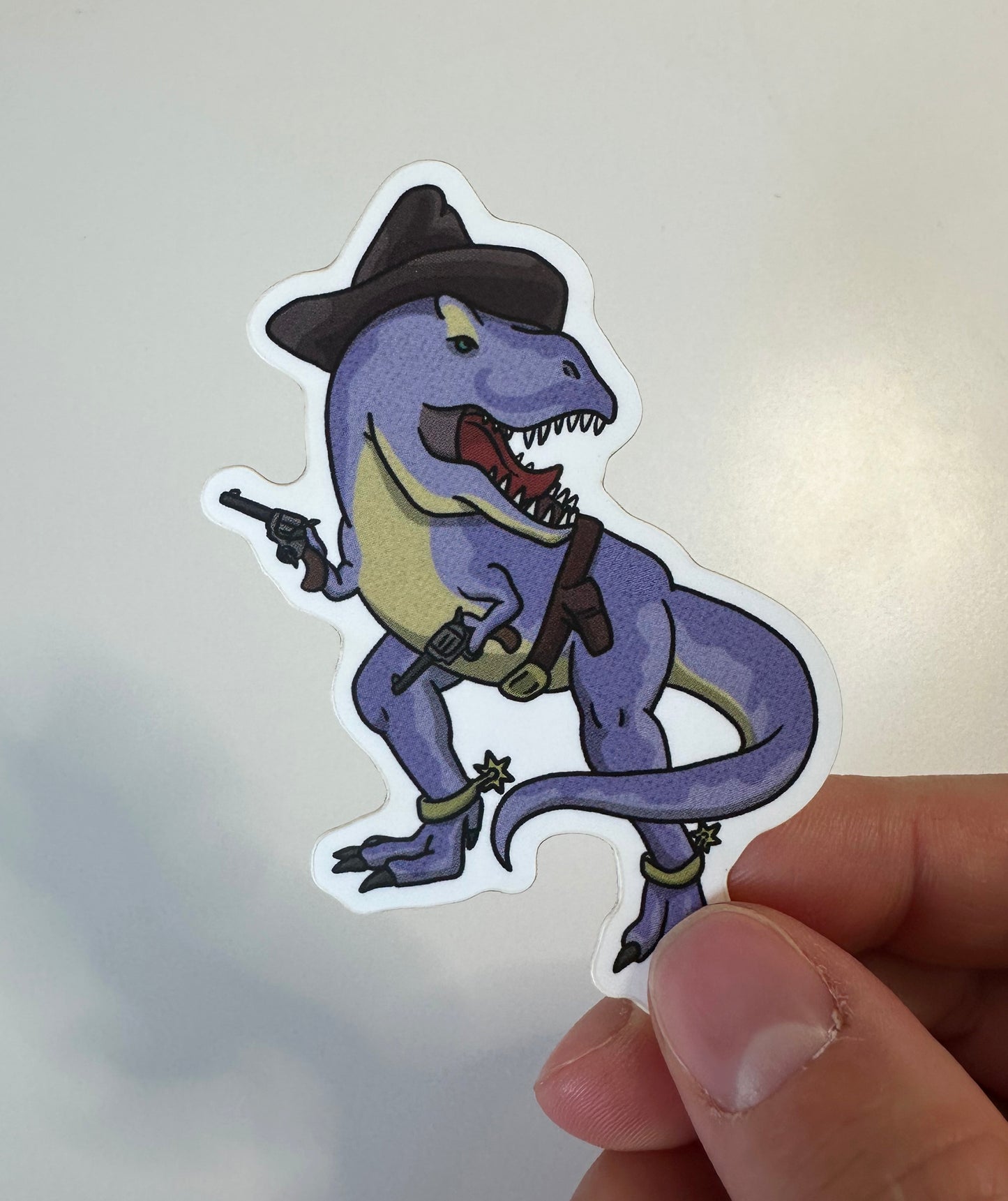 C-Rex (Cowboy Tyranosaurus Rex) 3" Vinyl Sticker