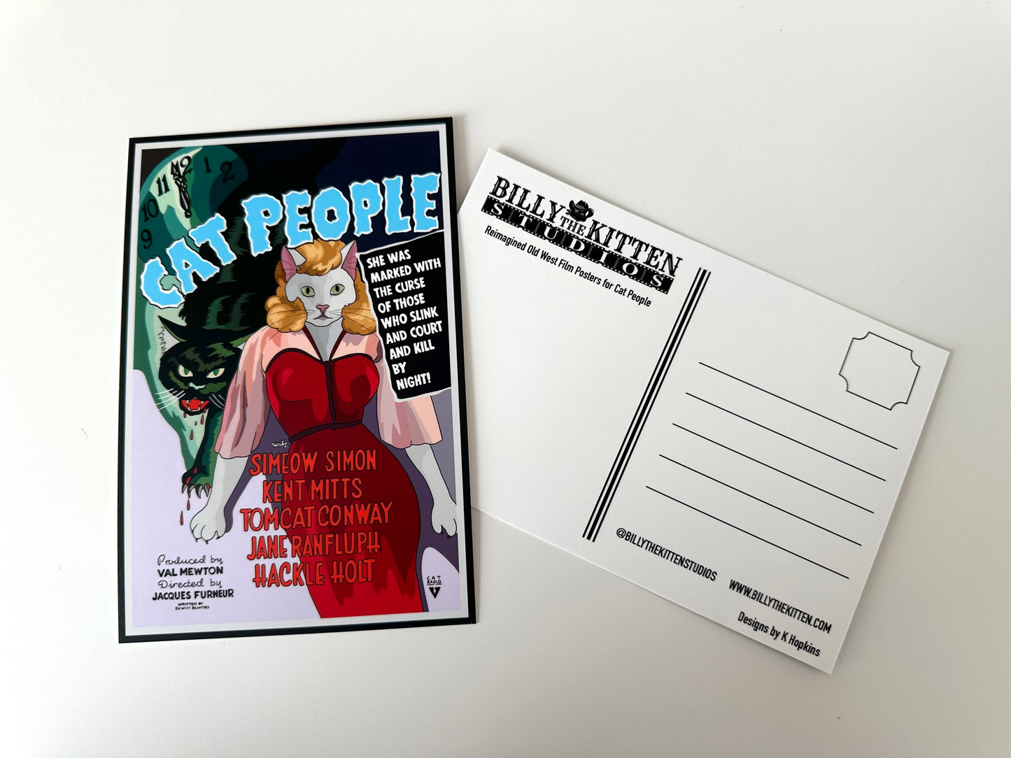 Cat People Postcard