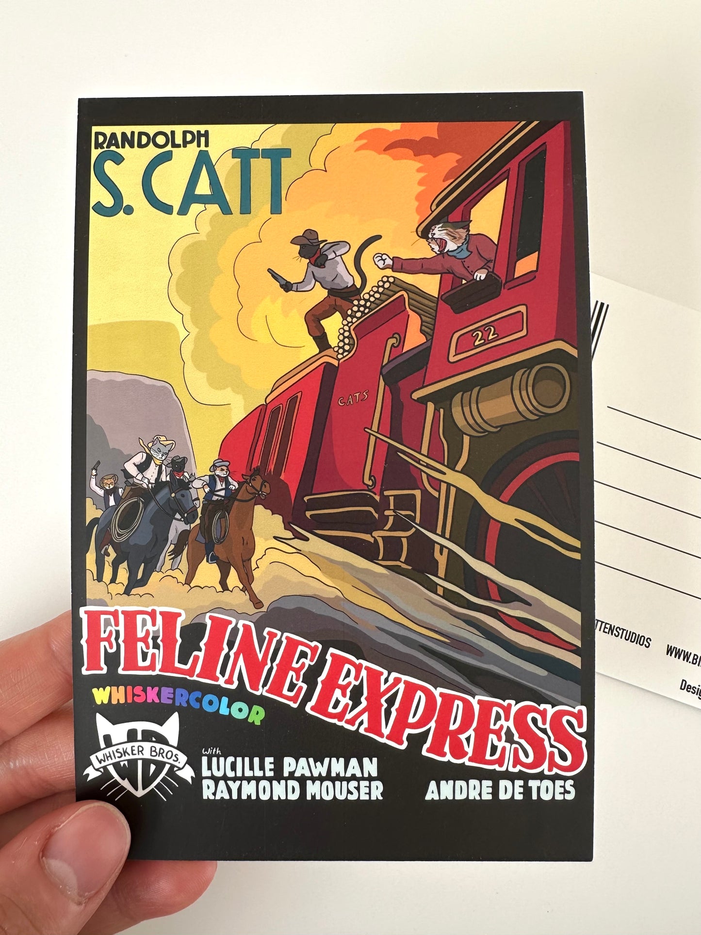 Feline Express Postcard