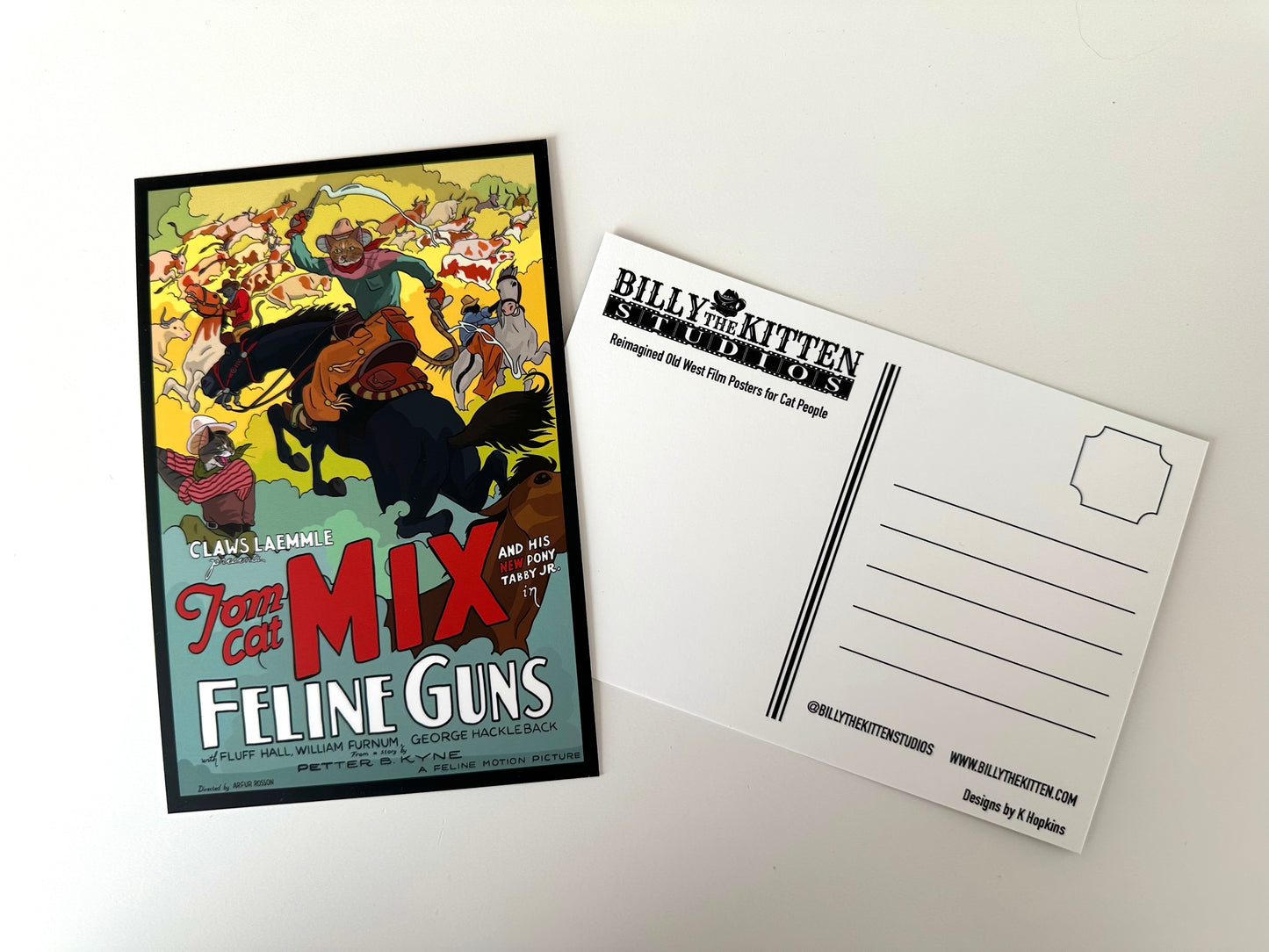 Feline Guns Postcard