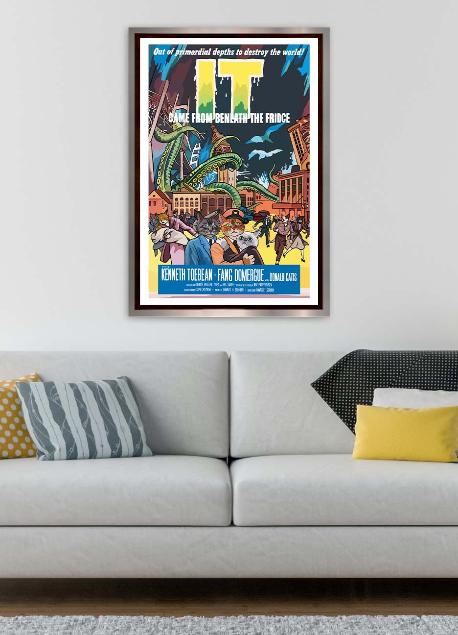 It Came From Beneath the Fridge Unframed Print