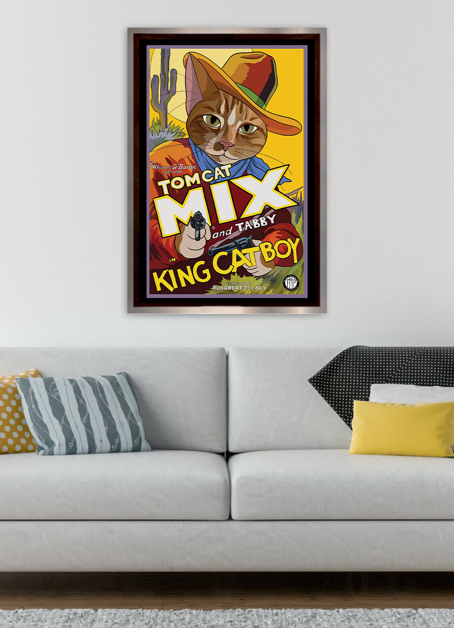 King Cat Boy Unframed Print