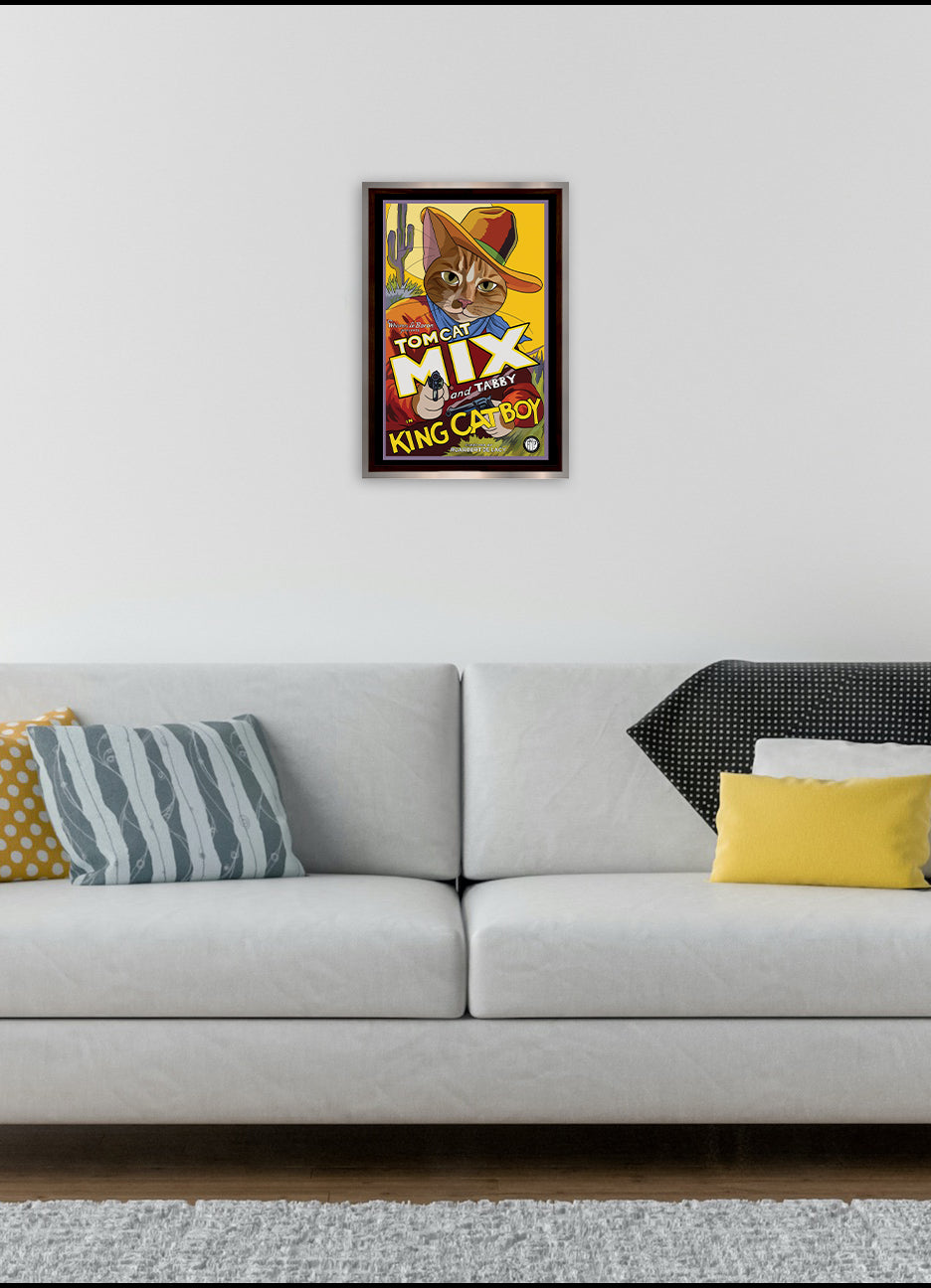 King Cat Boy Unframed Print
