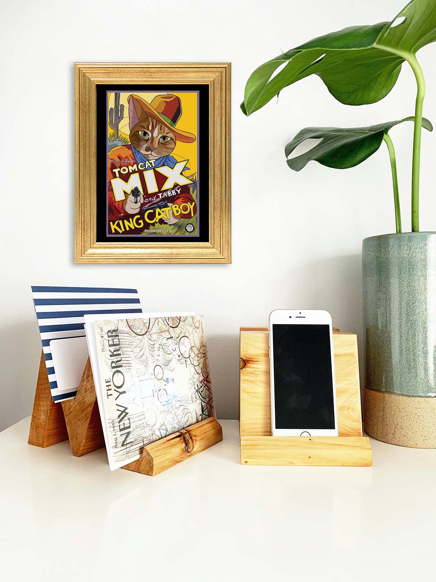 King Cat Boy Unframed Print
