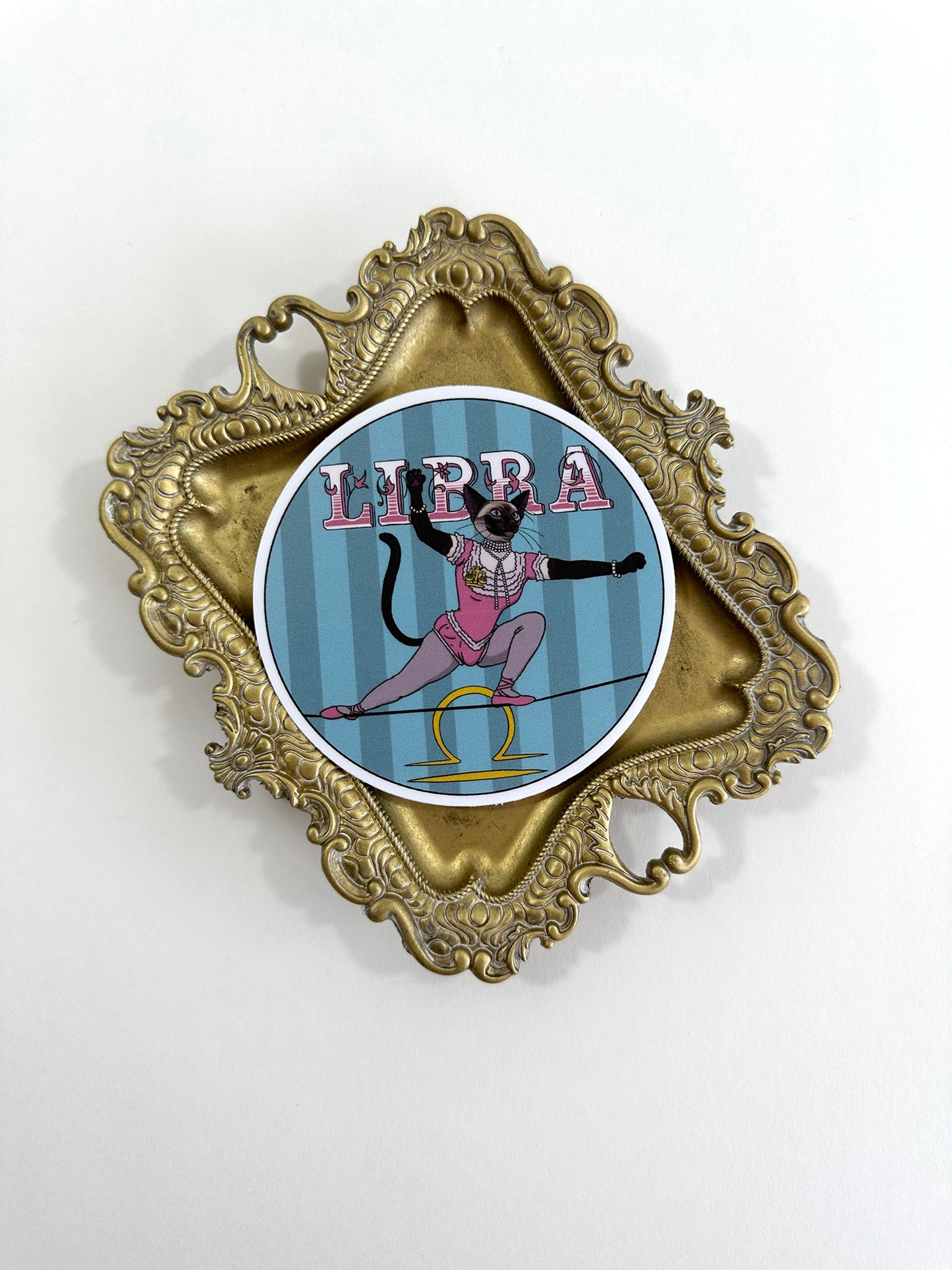 Libra Catstrology 3" Vinyl Sticker