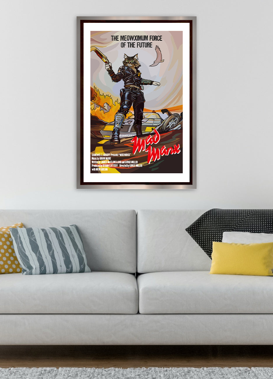 Mad Manx Unframed Print