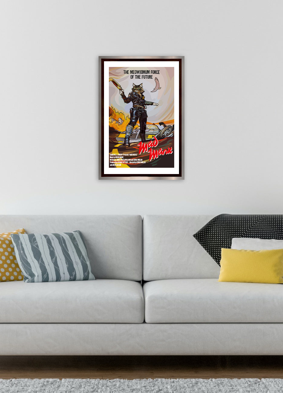 Mad Manx Unframed Print