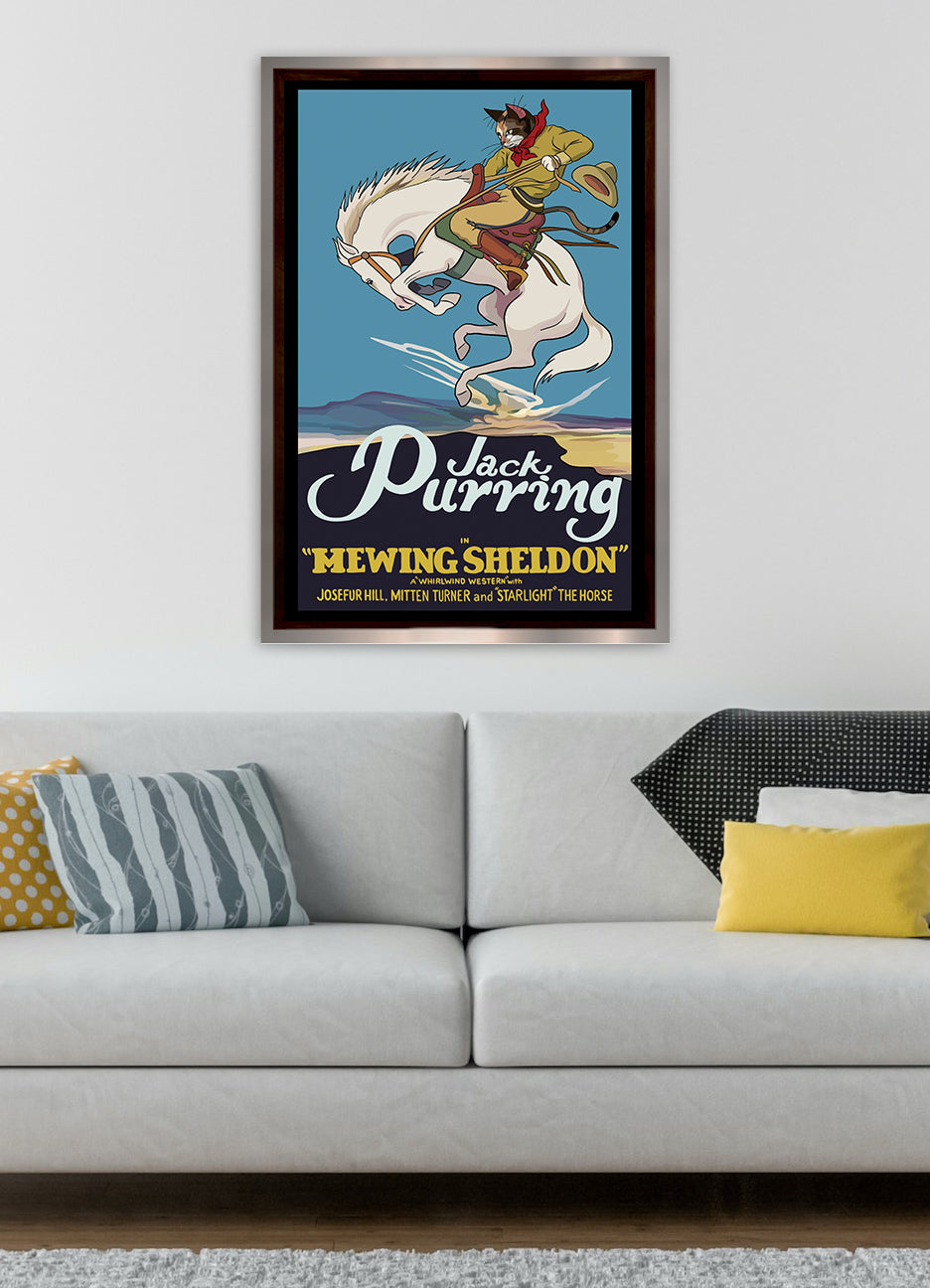 Mewing Sheldon Unframed Print