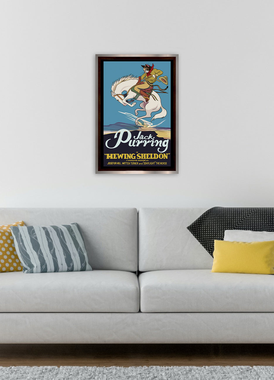 Mewing Sheldon Unframed Print