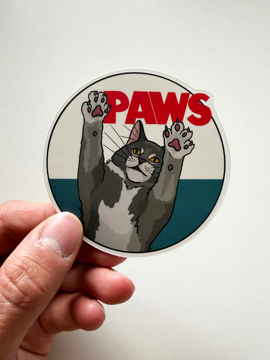 Paws 3" Vinyl Sticker