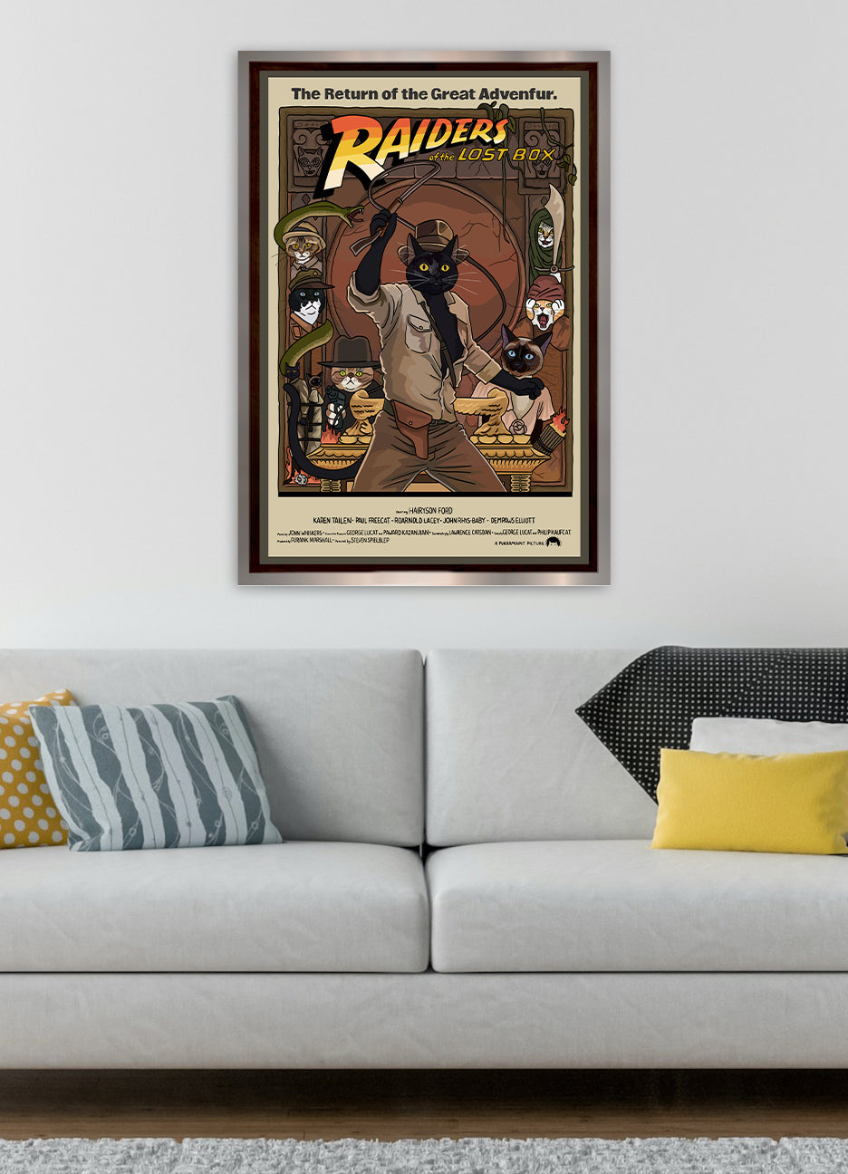 Raiders of the Lost Box Unframed Print