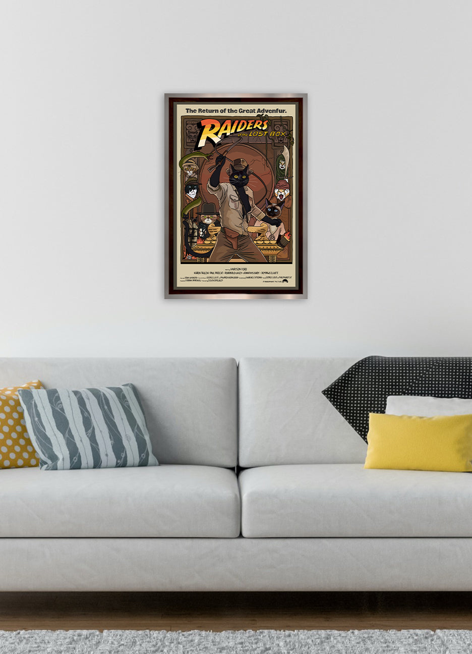 Raiders of the Lost Box Unframed Print