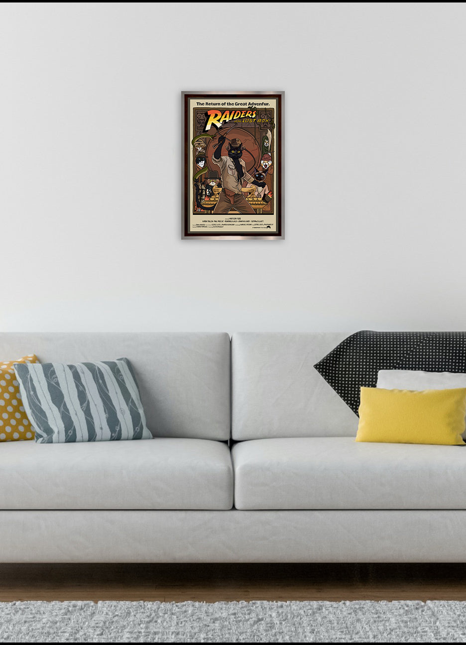 Raiders of the Lost Box Unframed Print