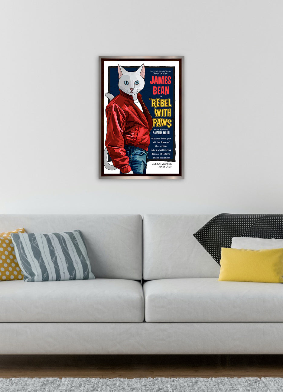 Rebel with Paws Unframed Print