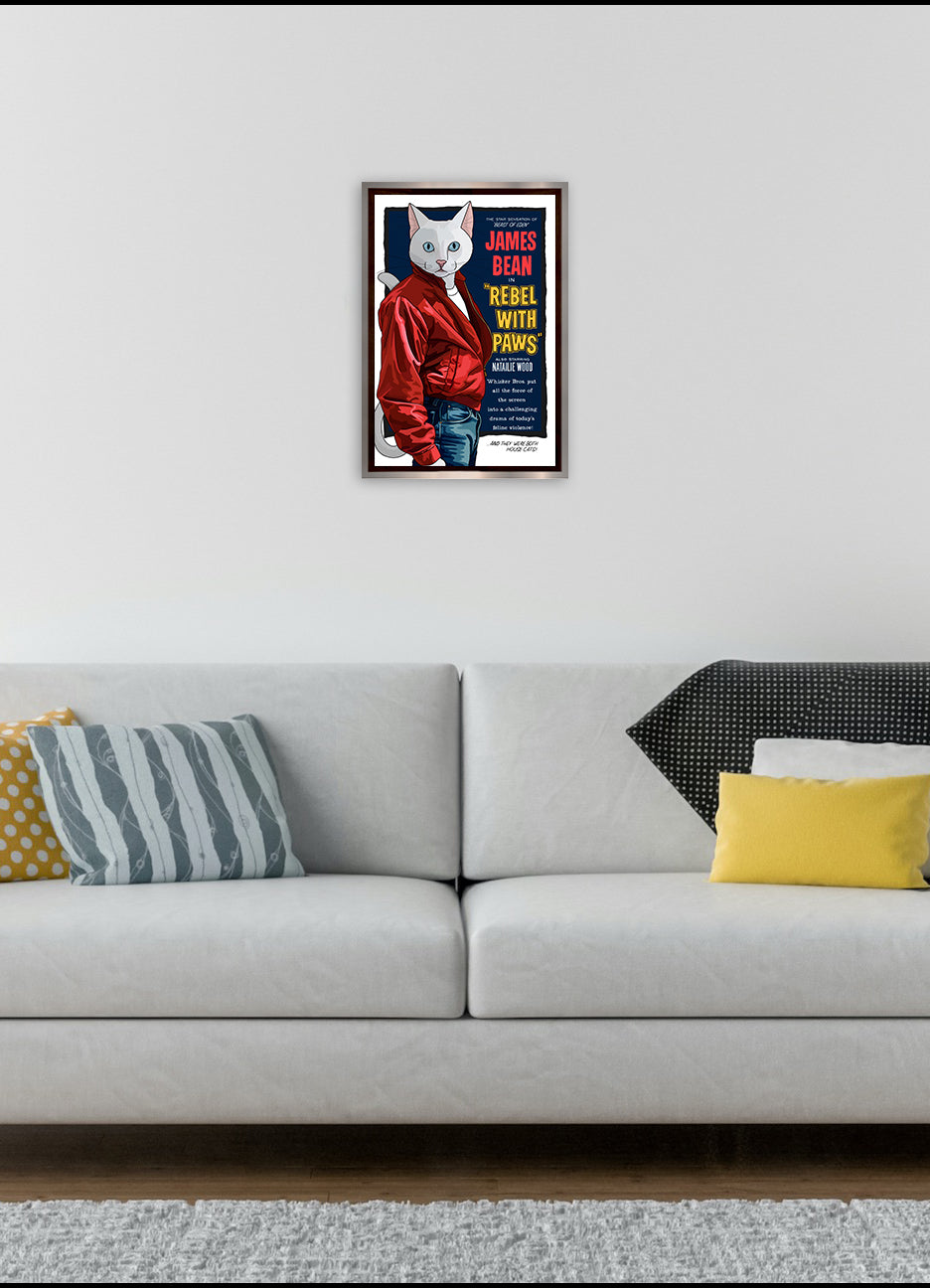 Rebel with Paws Unframed Print