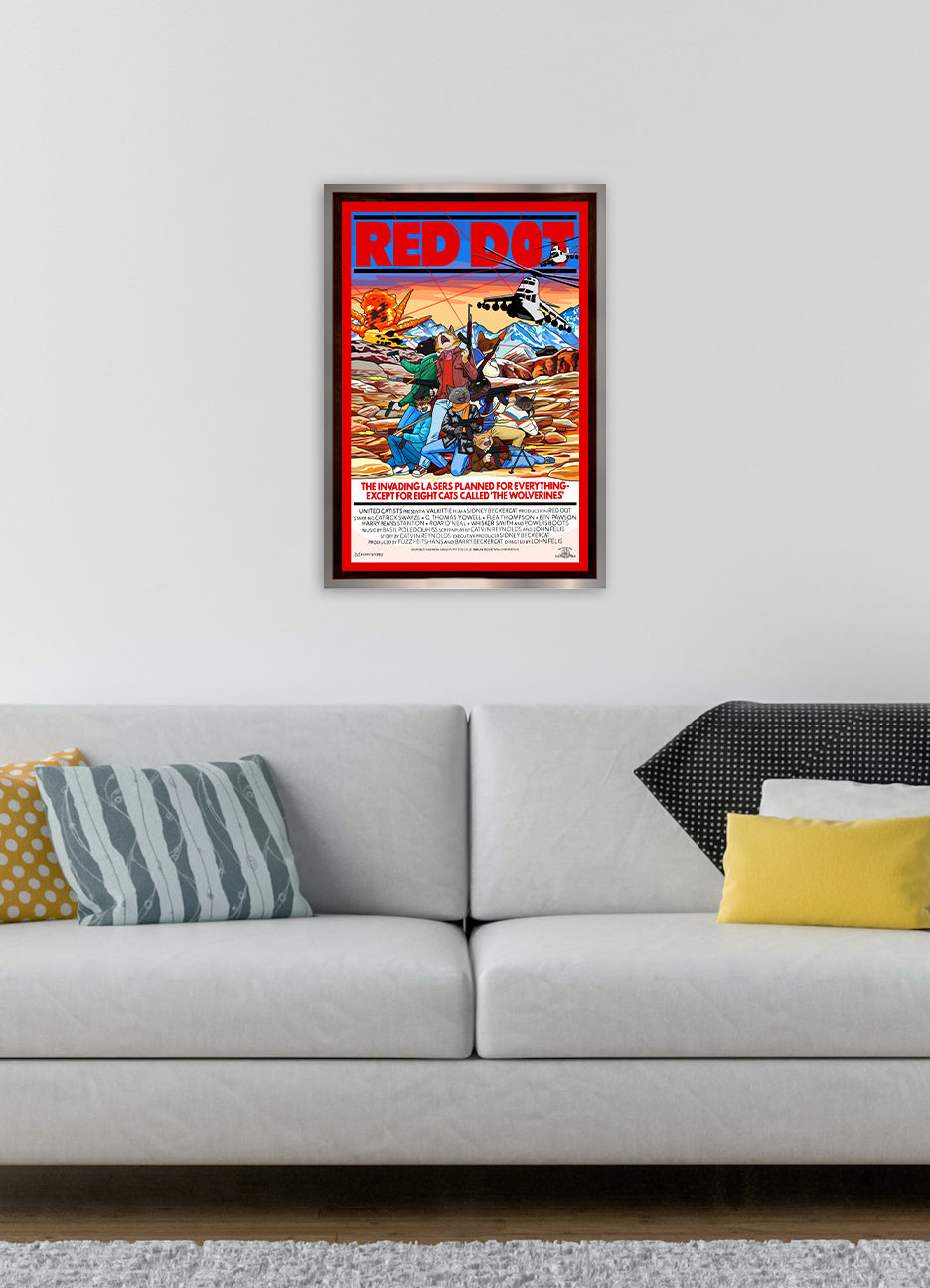 Red Dot Unframed Print