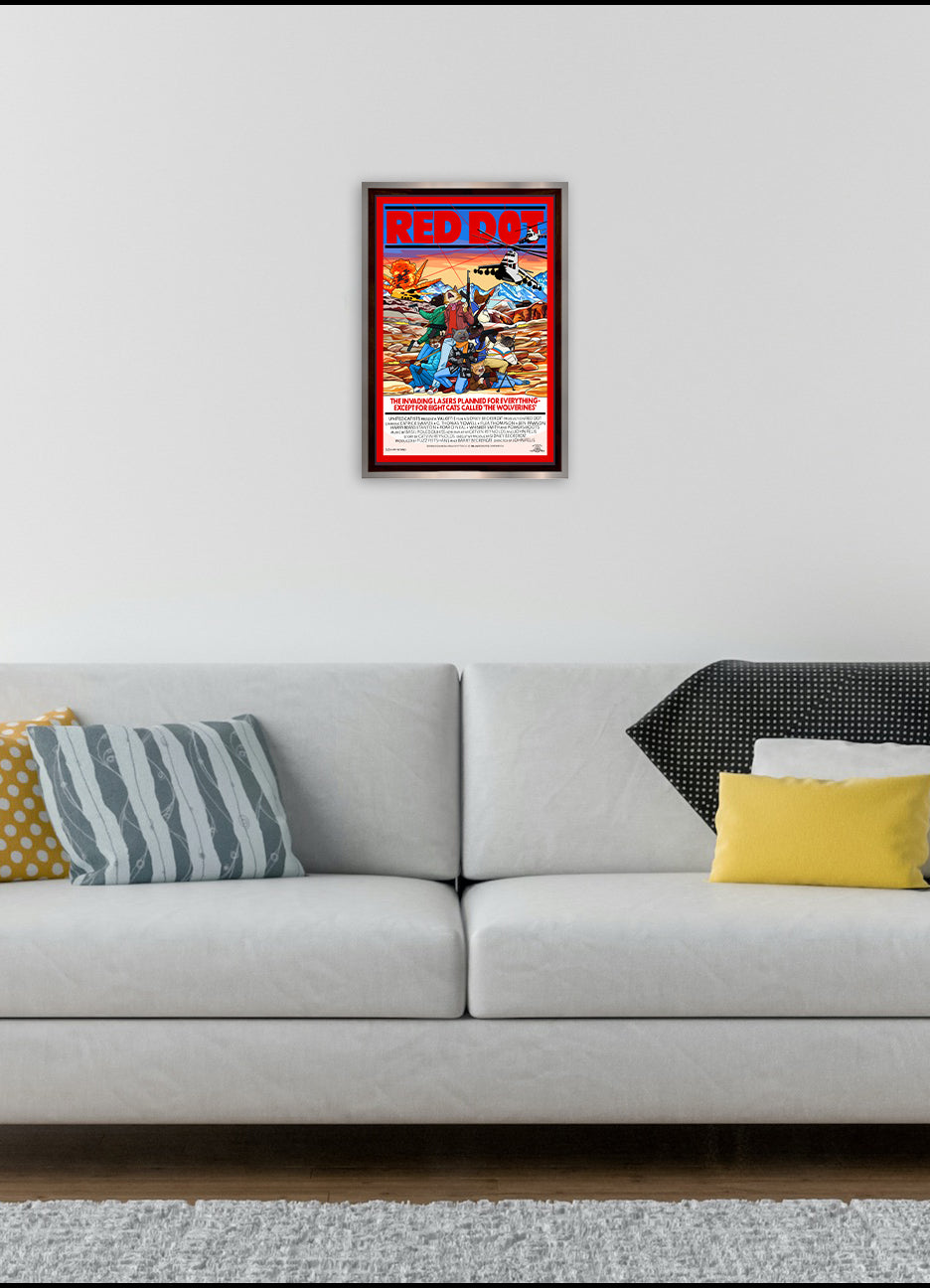 Red Dot Unframed Print