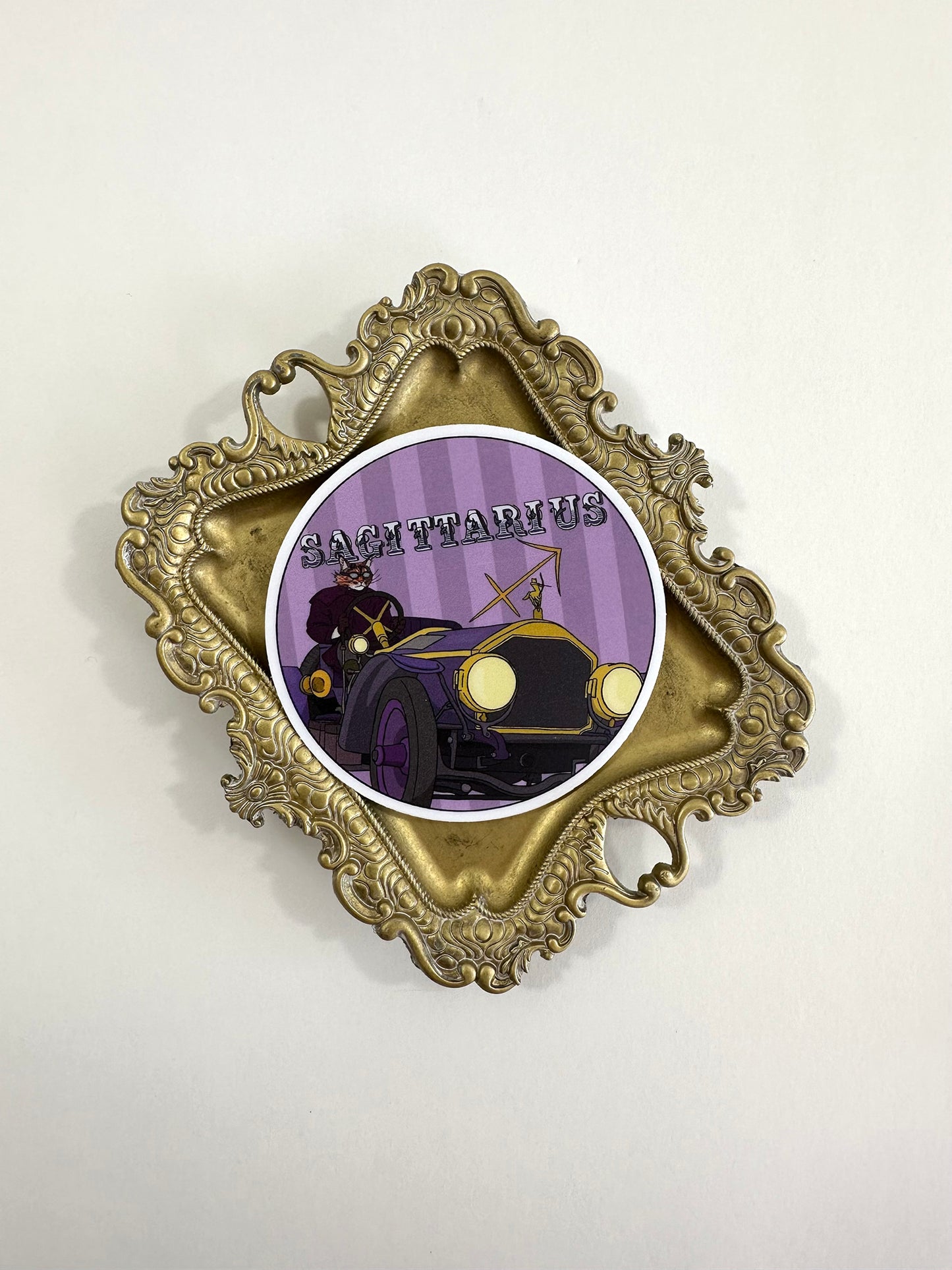 Sagittarius Catstrology 3" Vinyl Sticker