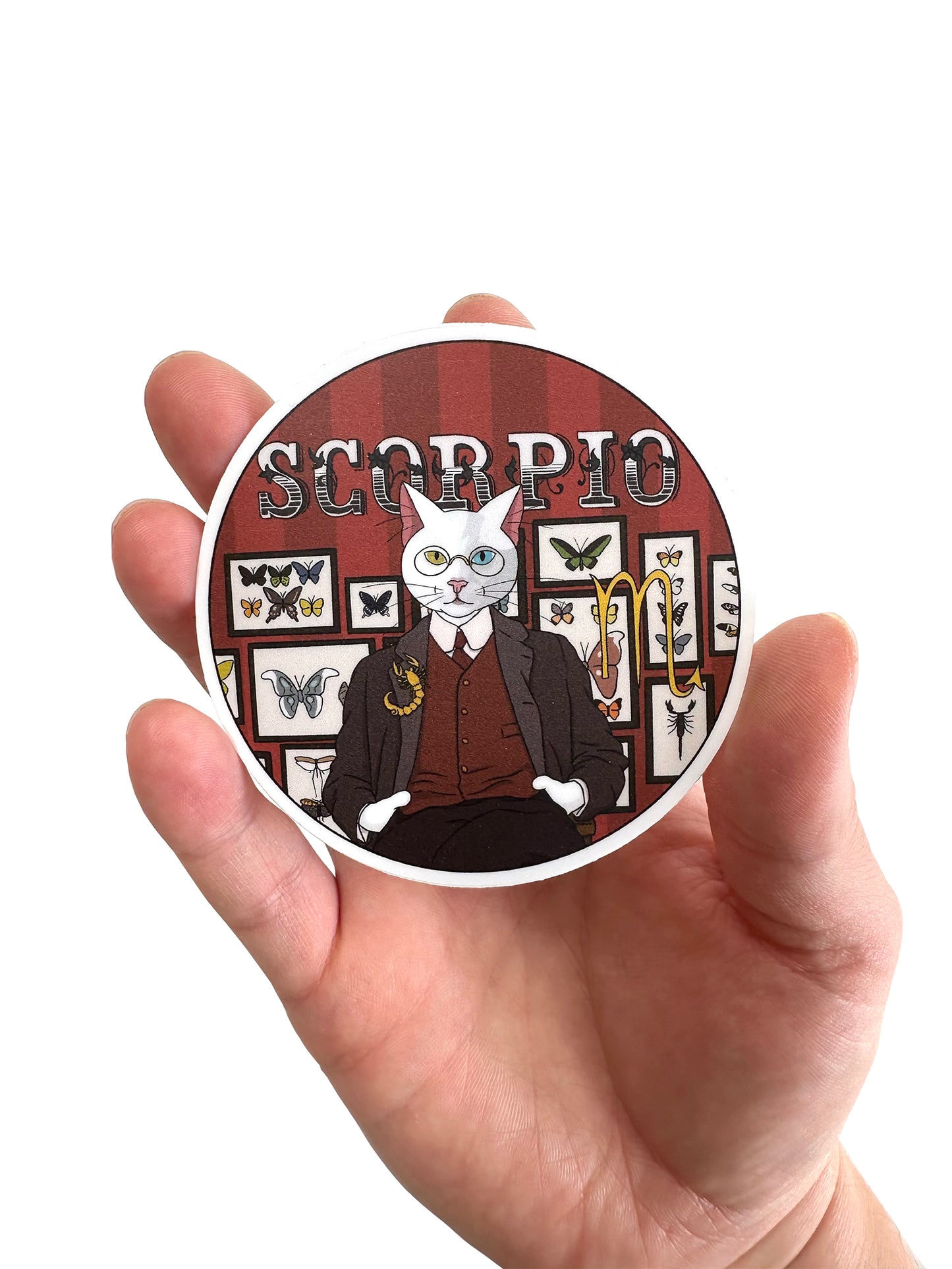 Scorpio Catstrology 3" Vinyl Sticker