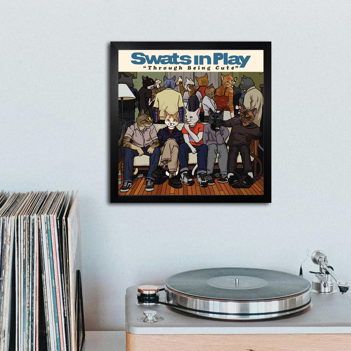 Swats in Play Through Being Cute Unframed Print