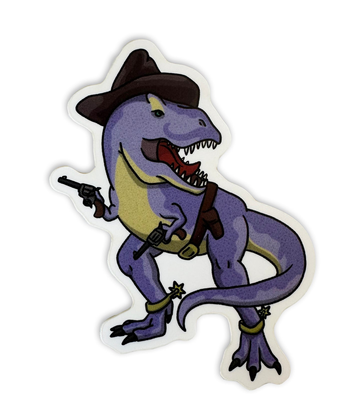 C-Rex (Cowboy Tyranosaurus Rex) 3" Vinyl Sticker