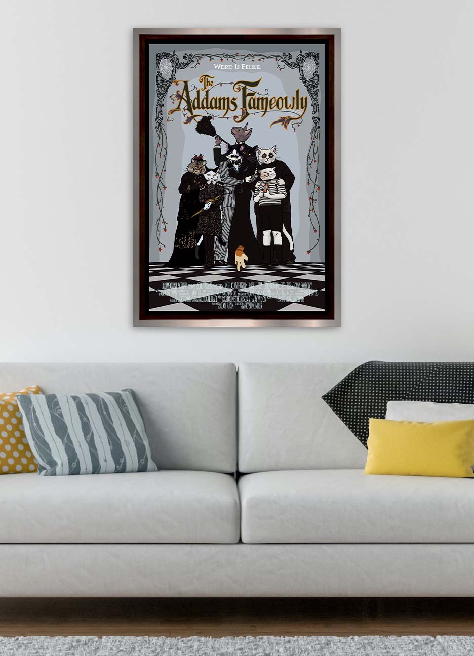 The Addams Fameowly Unframed Print