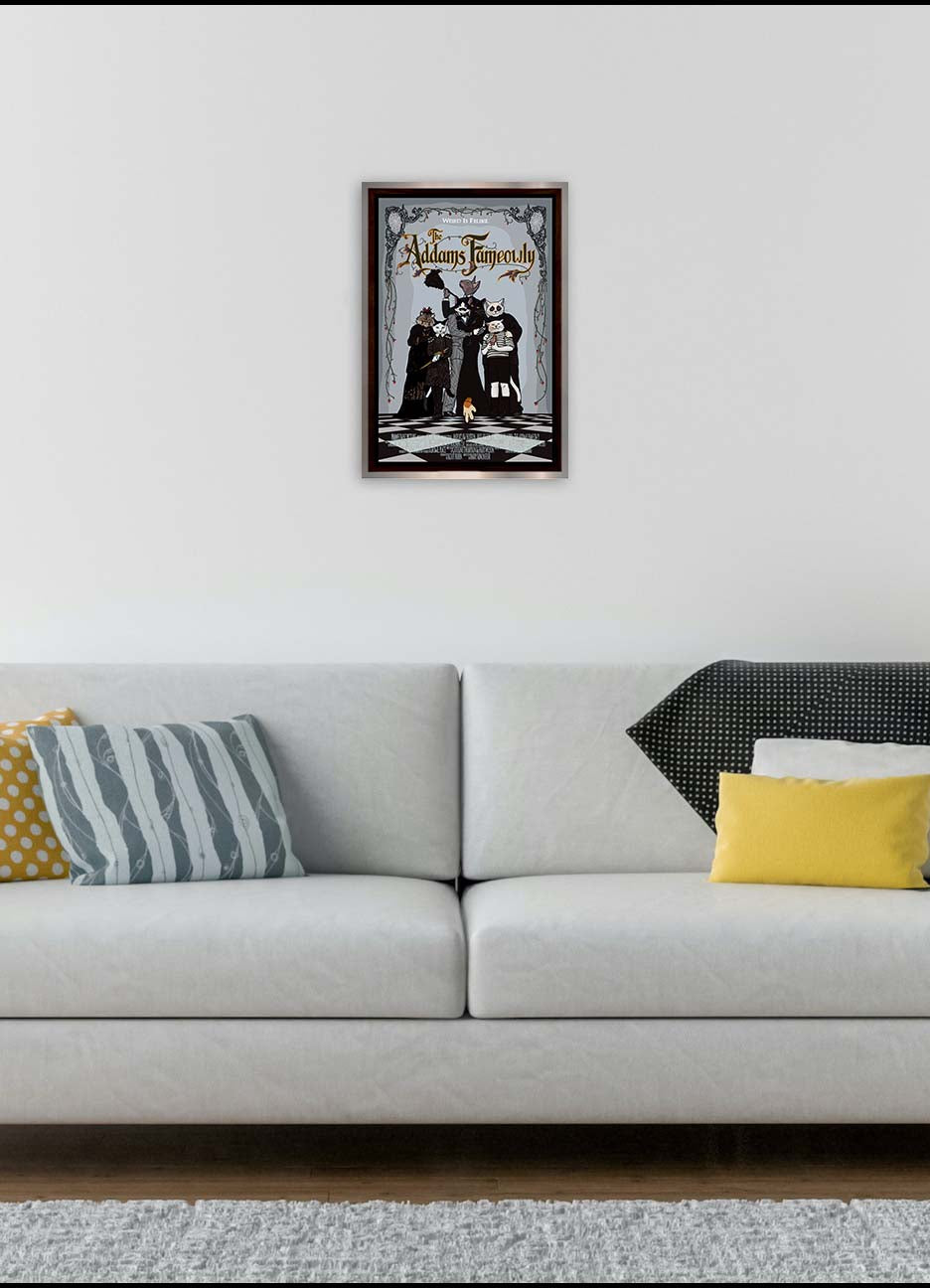 The Addams Fameowly Unframed Print