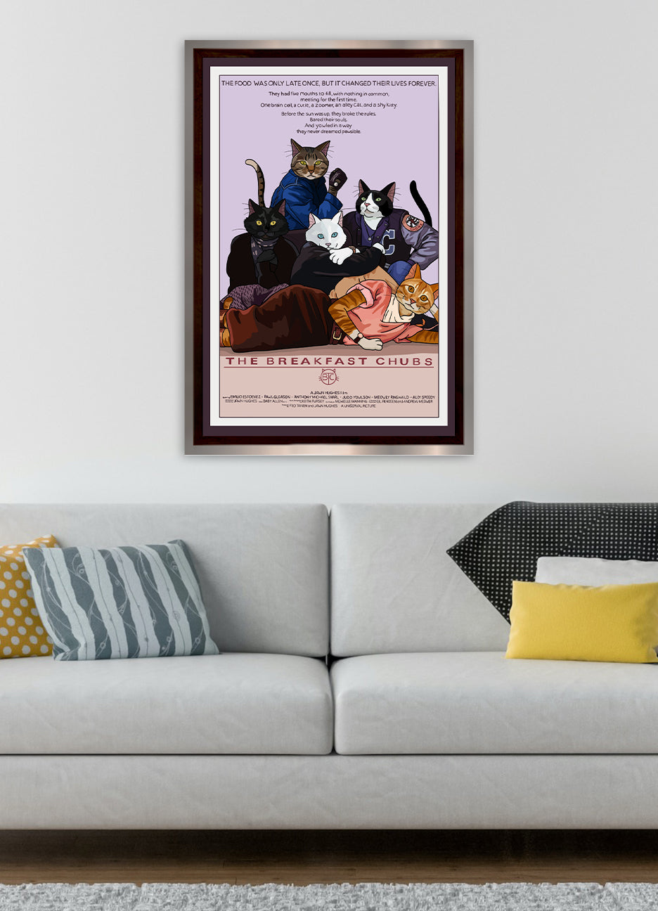 The Breakfast Chubs Unframed Print